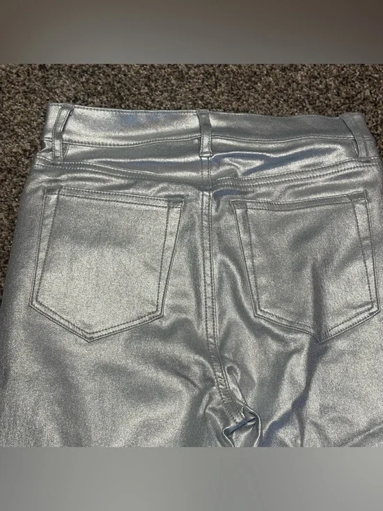 LOFT Metallic Silver Slim Jeans - Picture 12 of 12